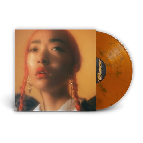 Rina - orange and blue marbled vinyl