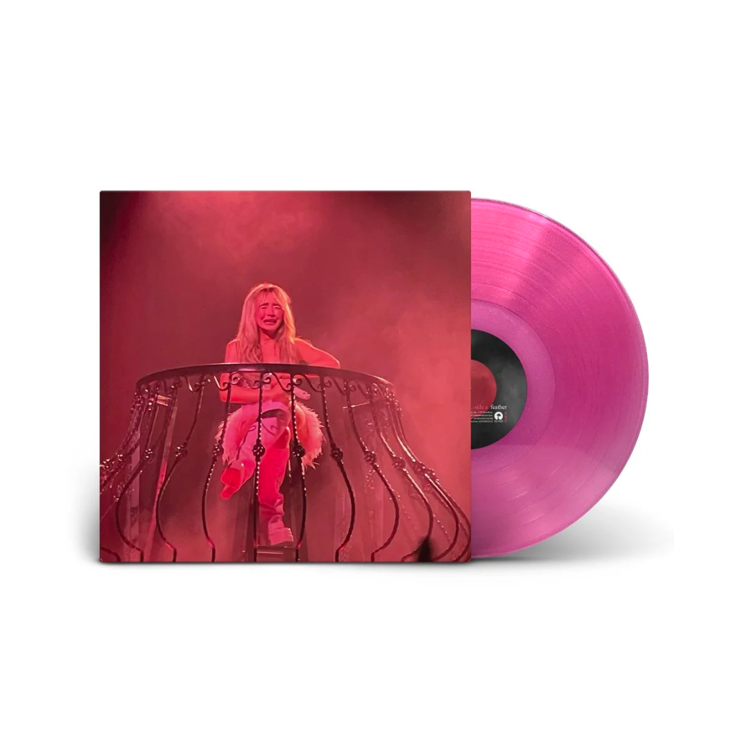Feather - Pink Glitter 7" Single Vinyl
