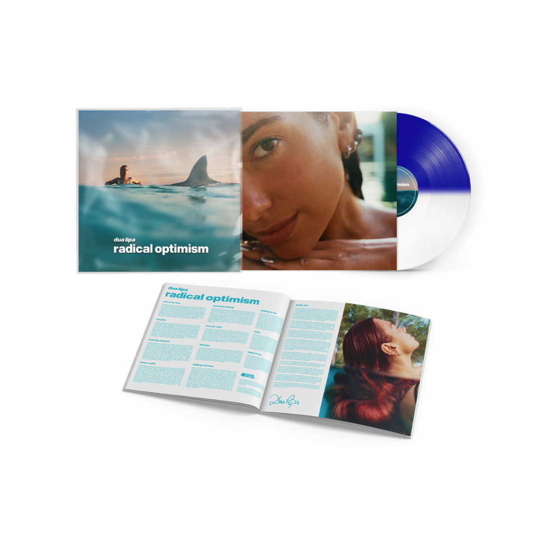 Radical Optimism - White And Blue Translucent Split Vinyl