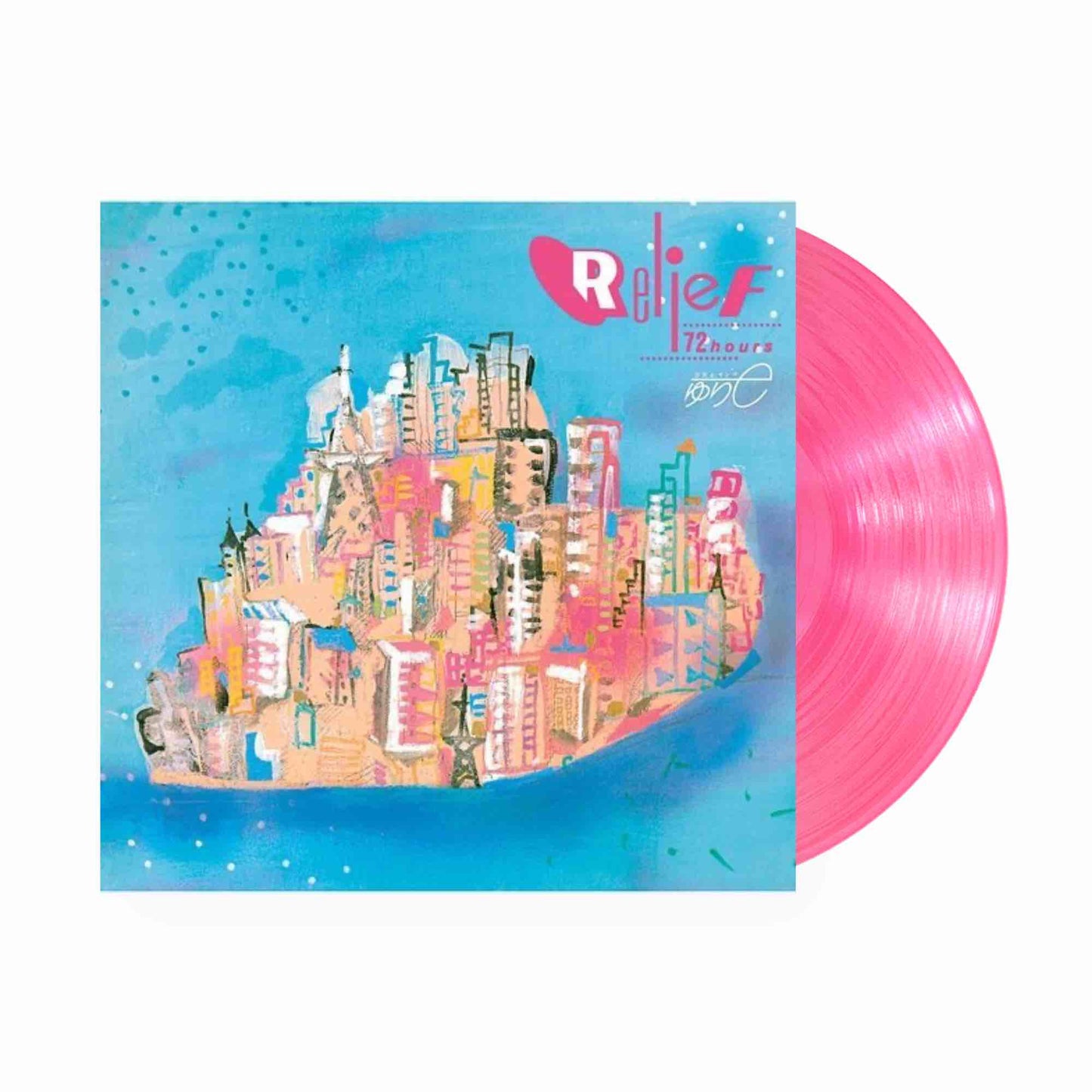 Yurie Kokubu - Relief 72 Hours LP (Clear Neon Pink Vinyl) MHJL249