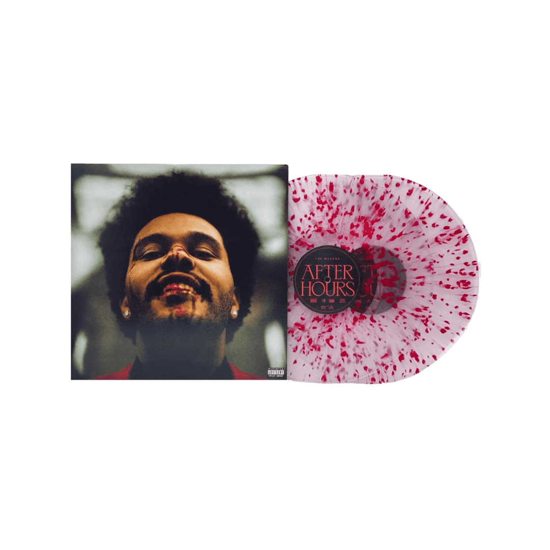 After Hours - Clear With Red (Blood) Splatter Vinyl