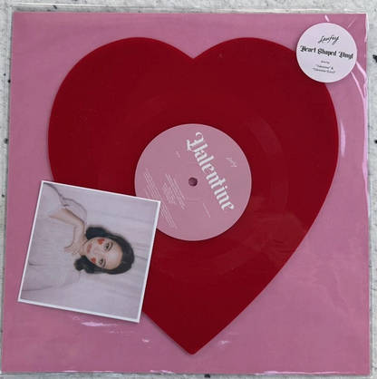 LAUFY - VALENTINE VINYL (SUPER LTD .D HEART SHAPED RED 12")