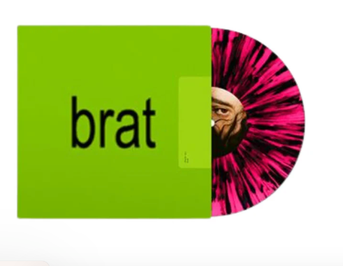 Brat - Pink With Black Splatter Vinyl