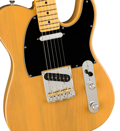 Fender American Professional II Telecaster Maple Fingerboard Electric Guitar Butterscotch Blonde