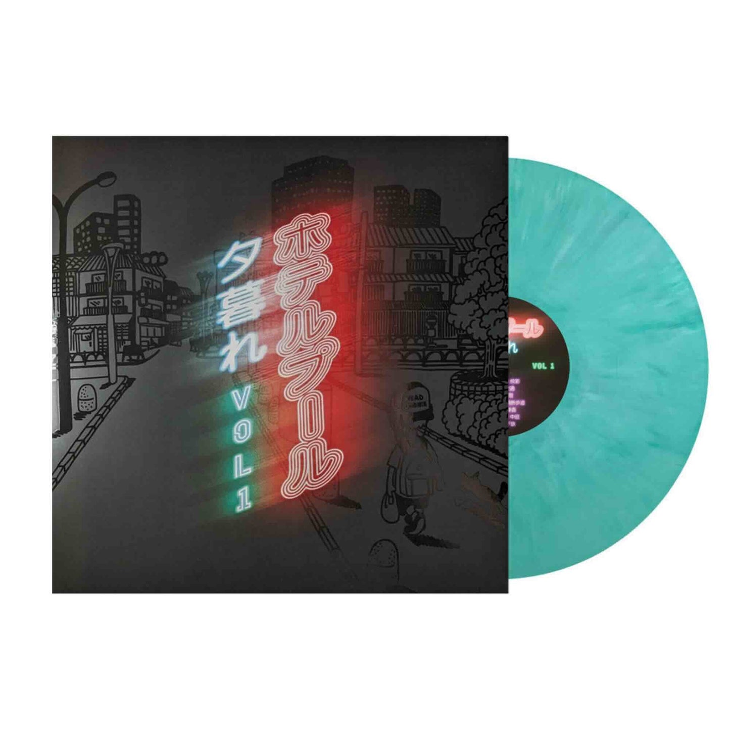 Hotel Pools - Evenings 夕暮れ Vol. 1  LP (Solid Seafoam Vinyl)