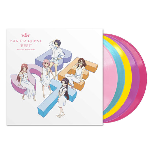 (K)NOW_NAME Sakura Quest "Best" Original Soundtrack 5xLP (Color Vinyl Boxset)