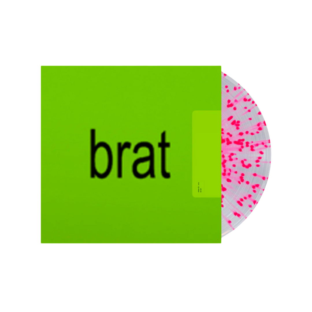 Brat - Clear With Pink Splatter Vinyl