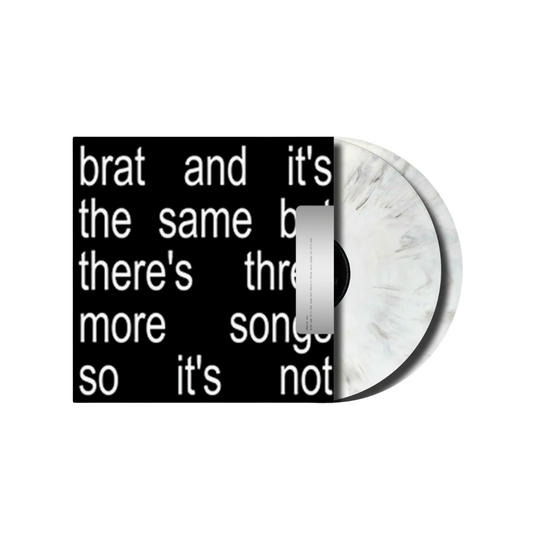 Brat And It's The Same But There's Three More Songs So It's Not - Black And White Galaxy Vinyl