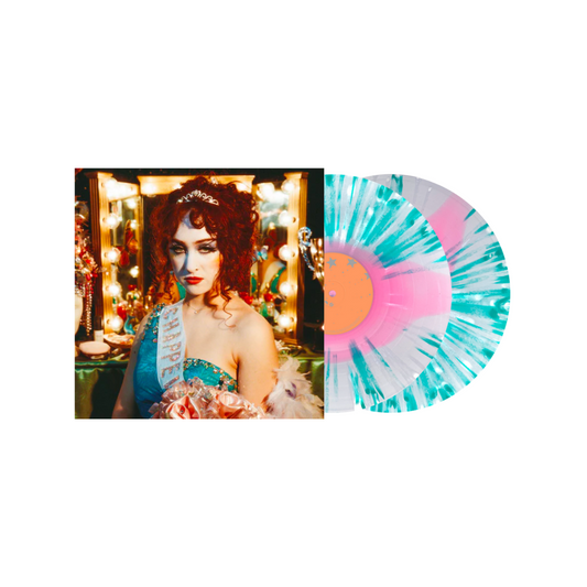 The Rise & Fall Of A Midwest Princess - Numbered Pink In Clear With White And Teal Splatter Vinyl