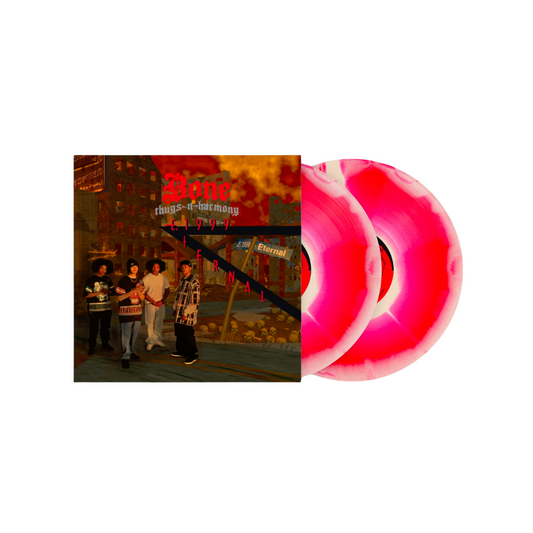 E. 1999 Eternal - Red And White Swirl Vinyl
