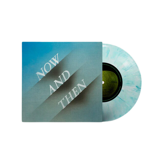 Now And Then / Love Me Do - 7" Single Blue And White Marbled Vinyl