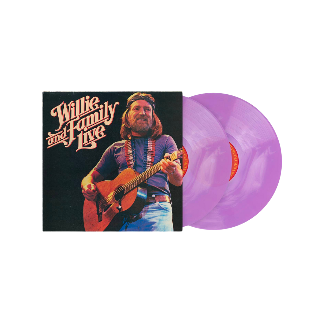 Willie And Family Live - VMP Numbered Plum Galaxy Vinyl