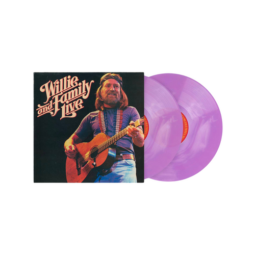 Willie And Family Live - VMP Numbered Plum Galaxy Vinyl