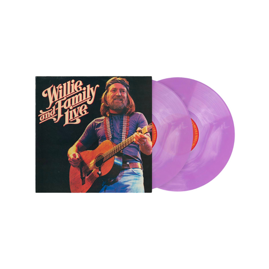 Willie And Family Live - VMP Numbered Plum Galaxy Vinyl